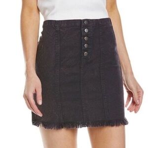 NWT Chaser Black Jean Mini Skirt Sz S